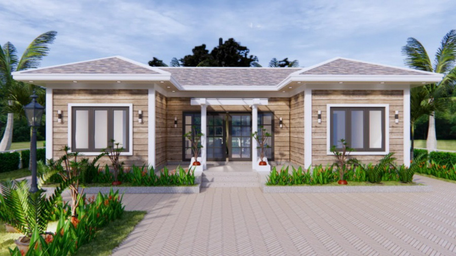 Picture of Modern Detached House in Captivating Style