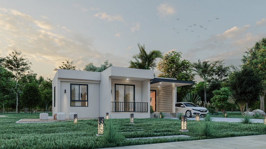 Picture of Single Contemporary House Design with Stunning Interior Concepts 