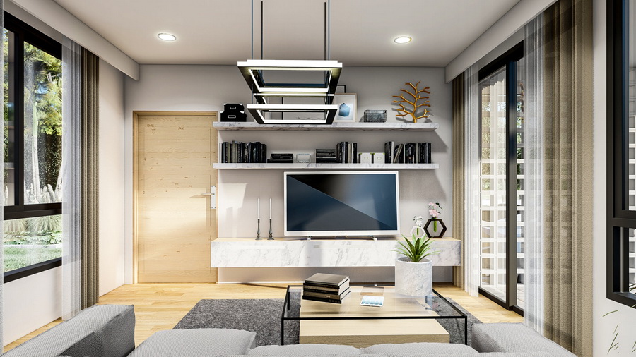 Picture of Single Contemporary House Design with Stunning Interior Concepts 