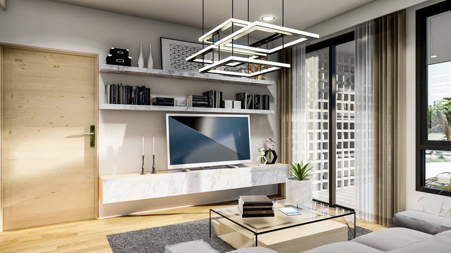 Picture of Single Contemporary House Design with Stunning Interior Concepts 