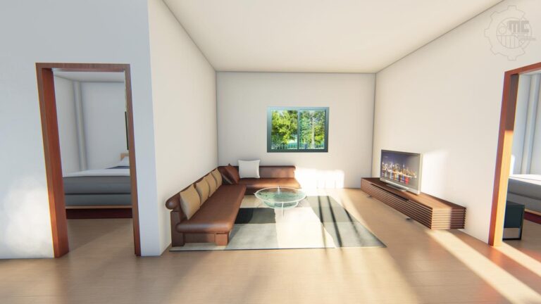 Picture of Modern Minimalist House Design with Three Bedrooms