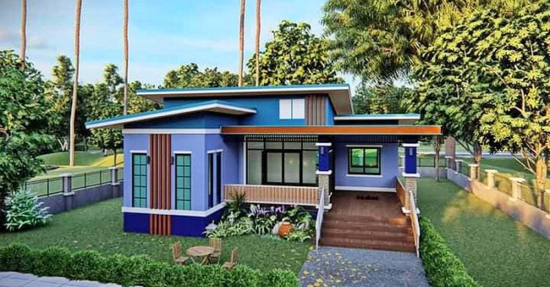 Picture of Modern Single Level House with Gorgeous Exterior