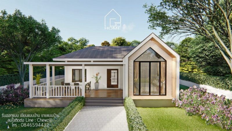 Picture Beautiful One Storey House in Nordic Design