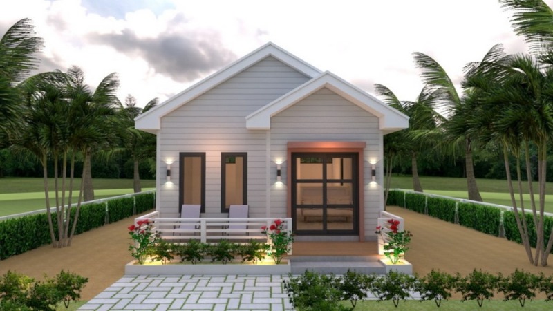 Picture of Small Cottage House Design in Modernized Appeal