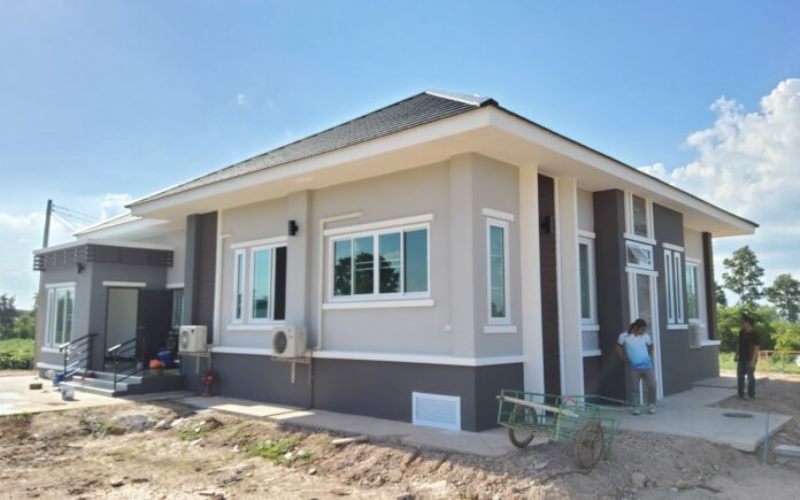 Picture of Elevated Modern House Design in Grey Shades