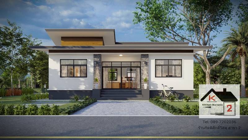 Picture of Graceful One Storey House with Impressive Exterior