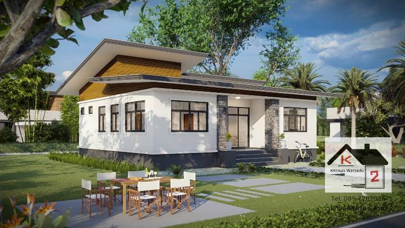 Picture of Graceful One Storey House with Impressive Exterior