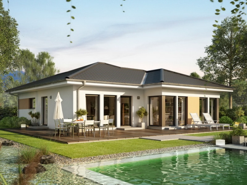 Picture of Elegant Bungalow House with Splendid Interior Design