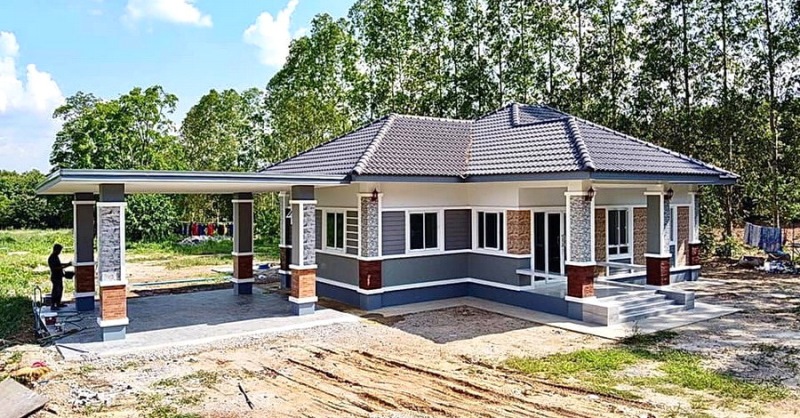 Picture of Single-Storey Contemporary House with Spacious Frontage