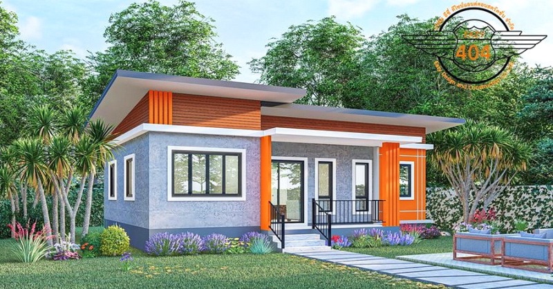 Picture of Elevated Bungalow House Design with Floor Plan