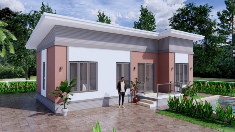 Picture of Modern House Interior Design Blends with Pleasant Frontage 