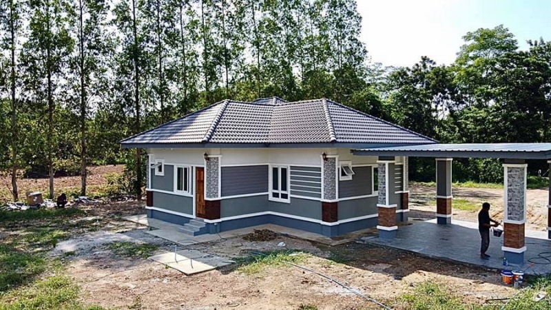 Picture of Single-Storey Contemporary House with Spacious Frontage