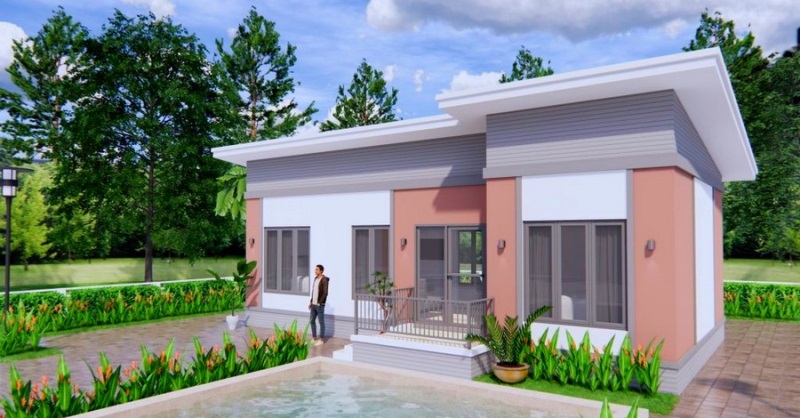 Picture of Modern House Interior Design Blends with Pleasant Frontage 