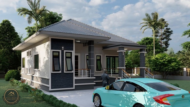 Picture of One-Storey House Plan in Contemporary Style
