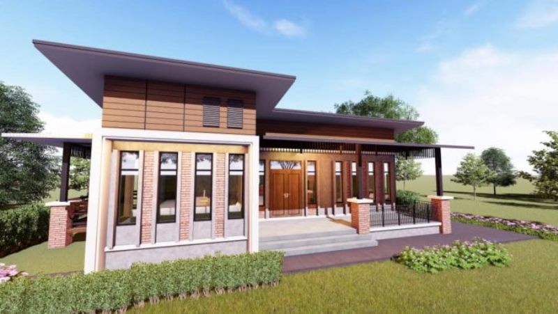 Picture of Splendid Single Storey House with Traditional Concept