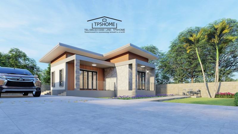 Picture of Affordable House Plan in L-shape Scheme