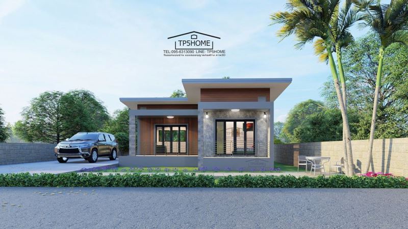 Picture of Affordable House Plan in L-shape Scheme