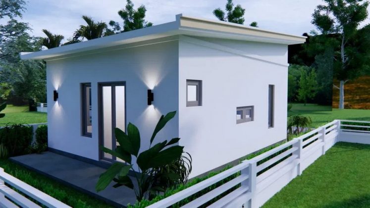 Picture of Simple but Elegant House Design in Creamy White Tone