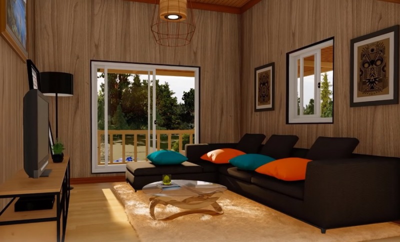 Picture of Sprawling Country House Plan with Expansive Verandah