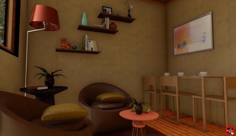 Picture of Small Country Cottage House with Traditional Theme