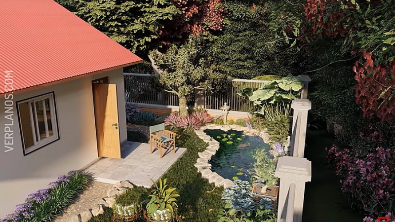 Picture of Country Style Home Plan with Superb Interior Concepts