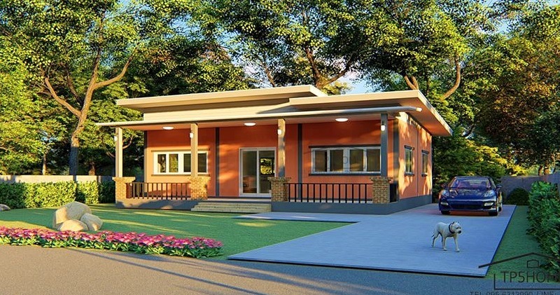 Picture of Modern Cottage House Design with Wrap Around Balcony