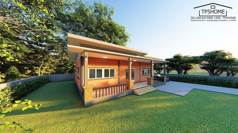 Picture of Modern Cottage House Design with Wrap Around Balcony