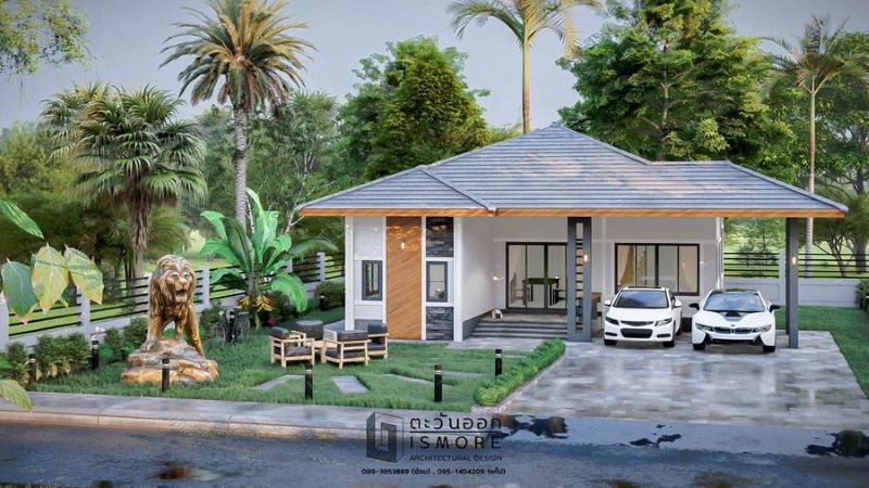 Picture of Three Bedroom Contemporary House with Spacious Carport