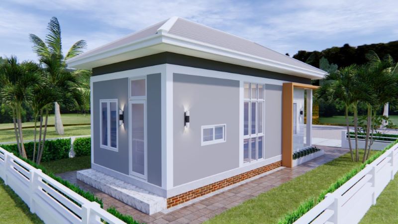 Picture of Amazing Small House Design with Sophisticated Exterior 