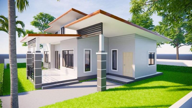 Picture of Elegant Contemporary House Design with Stunning Architectural Concepts