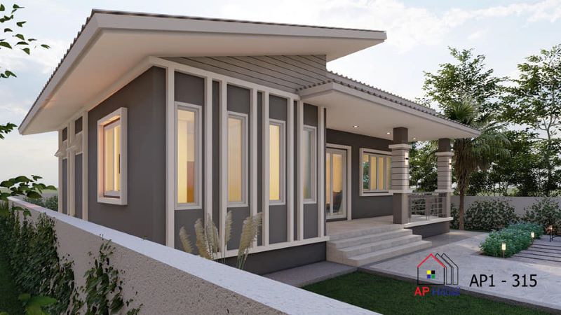 Picture of Spectacular Modern Home Design with Stunning Roof Assembly