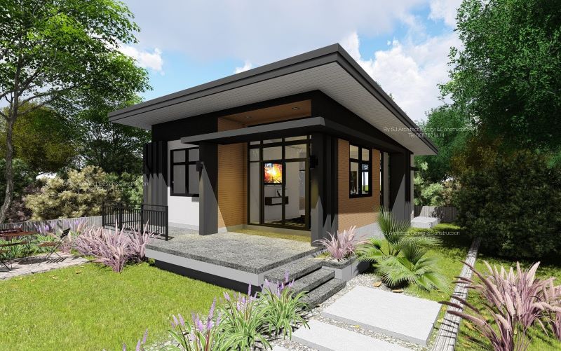 Picture of Cozy Country Home Plan in Traditional Style