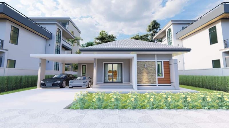 Picture of Grandiose Contemporary House Plan with Regal Concepts 