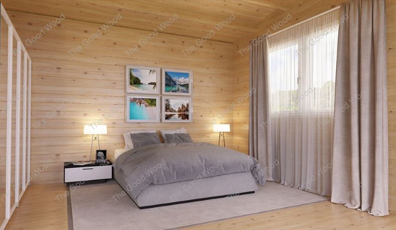 Picture of Simple Log House Design for Vacation Escapades