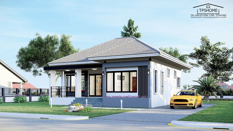 Picture of Comfortable Three-Bedroom Modern House Plan