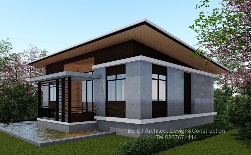 Picture of Modern Country House with Symmetrical Interior Layout