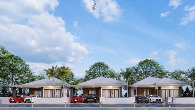 Picture of Contemporary Prairie Home Plan with Split Bedrooms