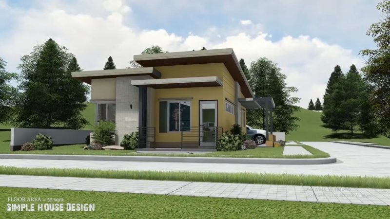 Picture of Modern Small House Design in Compact Layout 