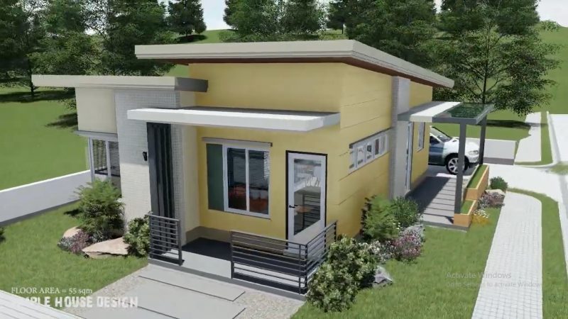 Picture of Modern Small House Design in Compact Layout 
