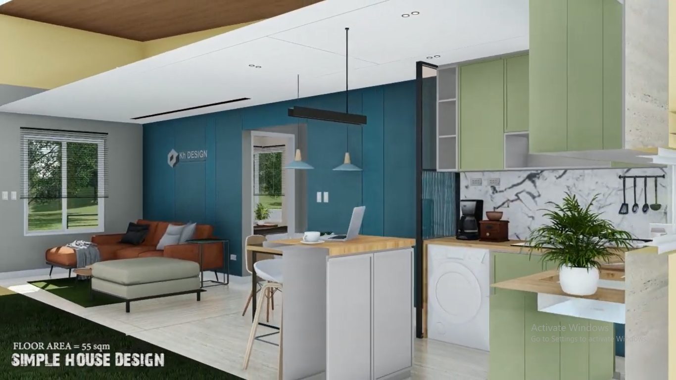 Modern Small House Design in Compact Layout - Pinoy House Designs