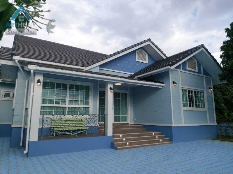 Picture of Elegant Architectural Concepts of a Family Home in Blue Tone