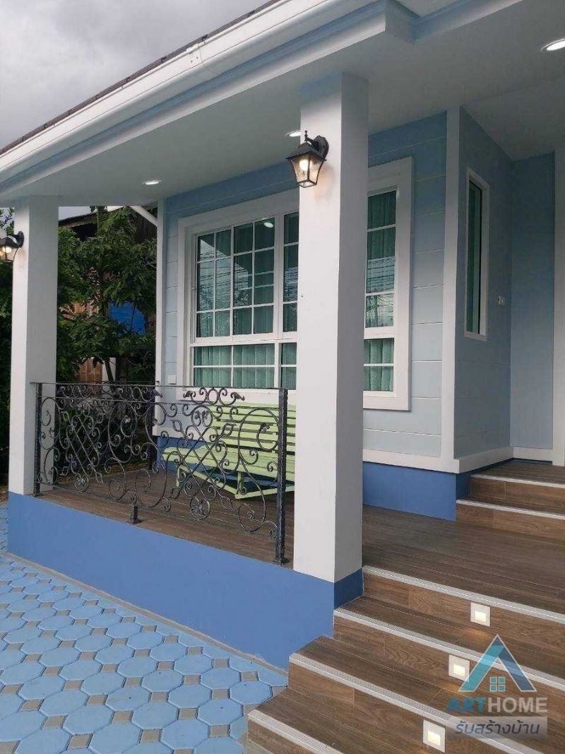 Elegant Architectural Concepts of a Family Home in Blue Tone Pinoy