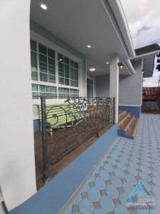 Picture of Elegant Architectural Concepts of a Family Home in Blue Tone