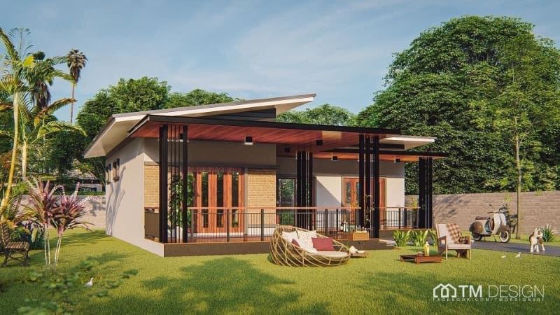 Picture of Striking Contemporary Home Plan with Gorgeous Arcade 