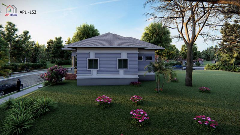 Picture of Modern View Home Plan with Amazing Garden Features