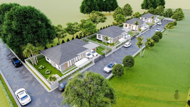 Picture of Majestic Home Plan with Clustered Bedrooms 
