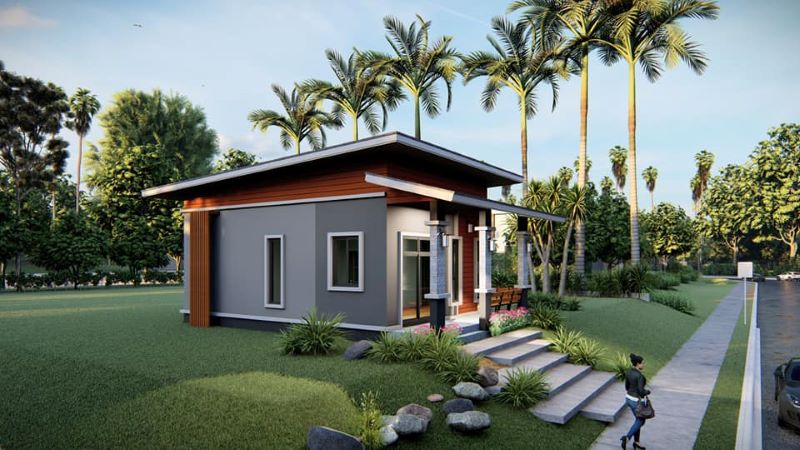 Picture of Stylish One-Storey Home with Striking Exterior Concepts 