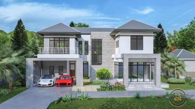 Picture of Marvelous Contemporary House Plan in U-Shaped Layout 