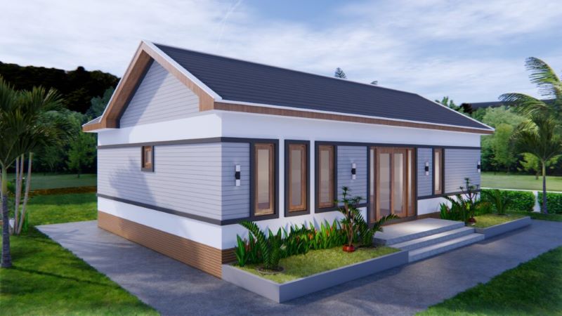 Picture of Regal Contemporary Home Plan with 3-Bedroom Suites