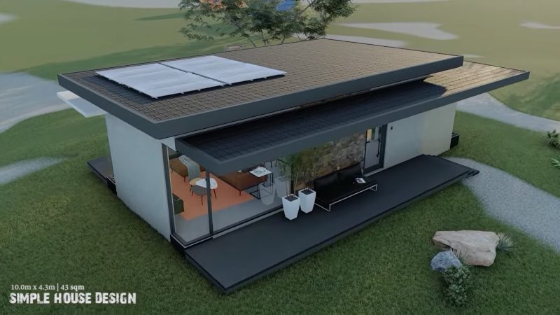 Picture of Small Contemporary Home Design in a Narrow Lot